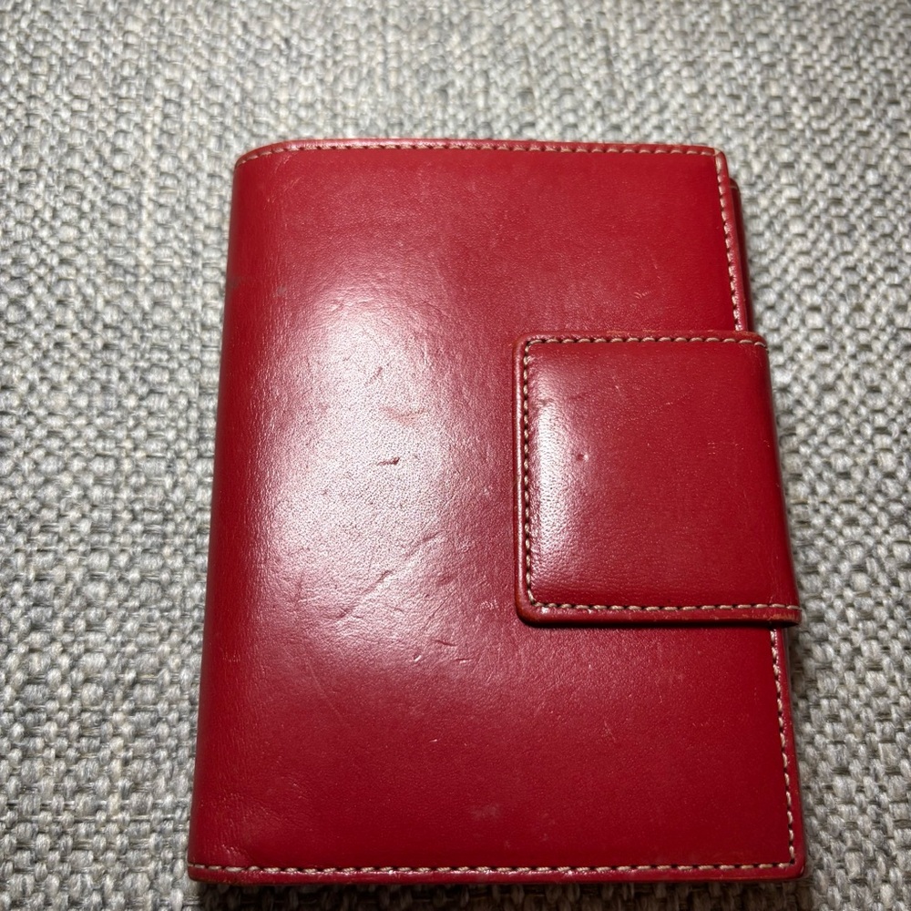 Kate Spade Women’s Red Leather Classic Bifold Wallet Made in Italy - Picture 9 of 9